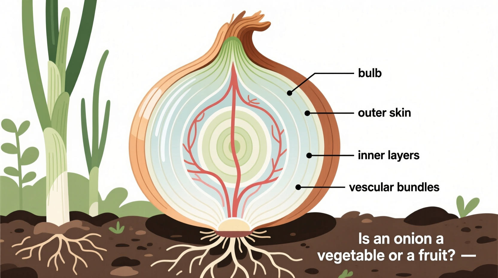 is onion a vegetable or a fruit