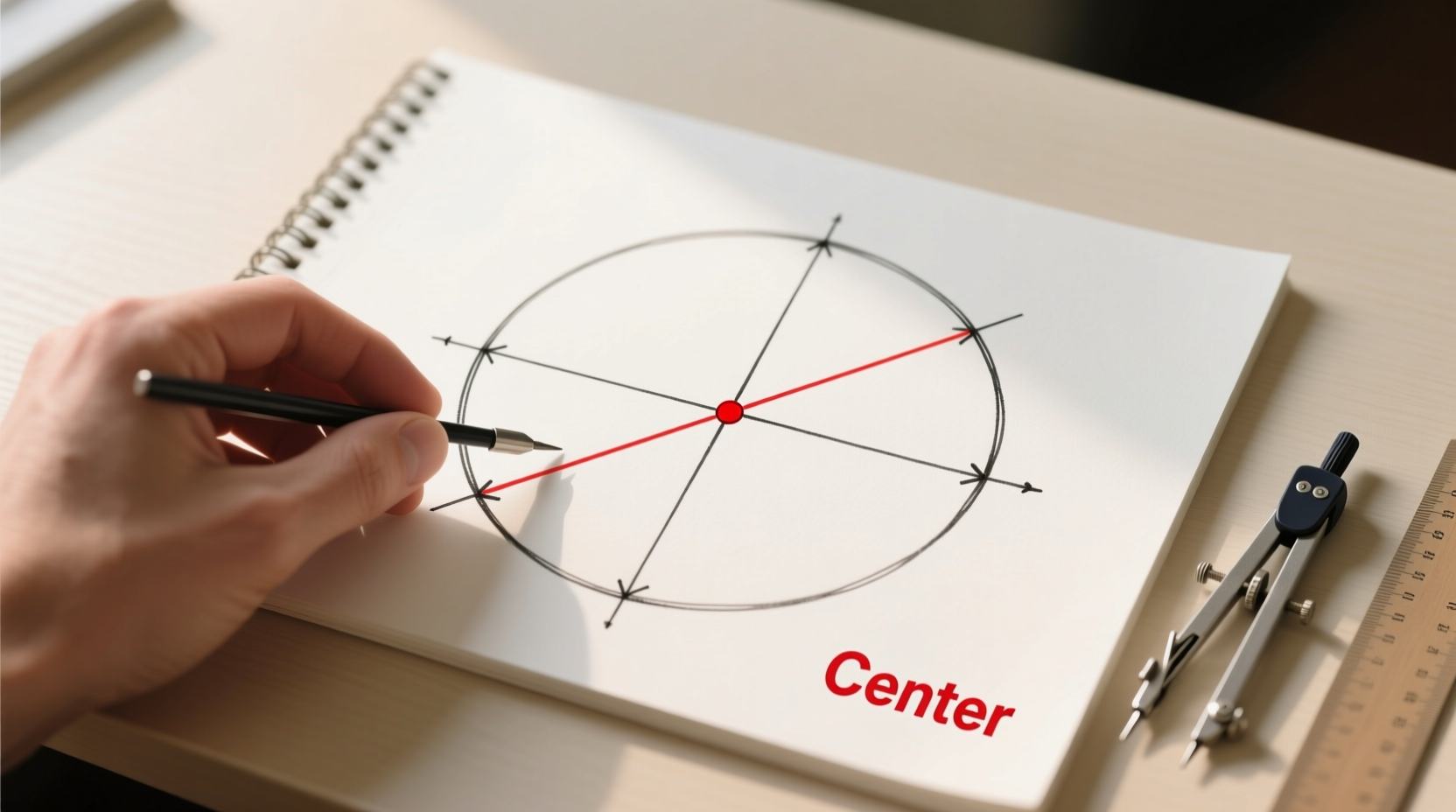mastering circle geometry easy techniques to accurately locate the center of any circle