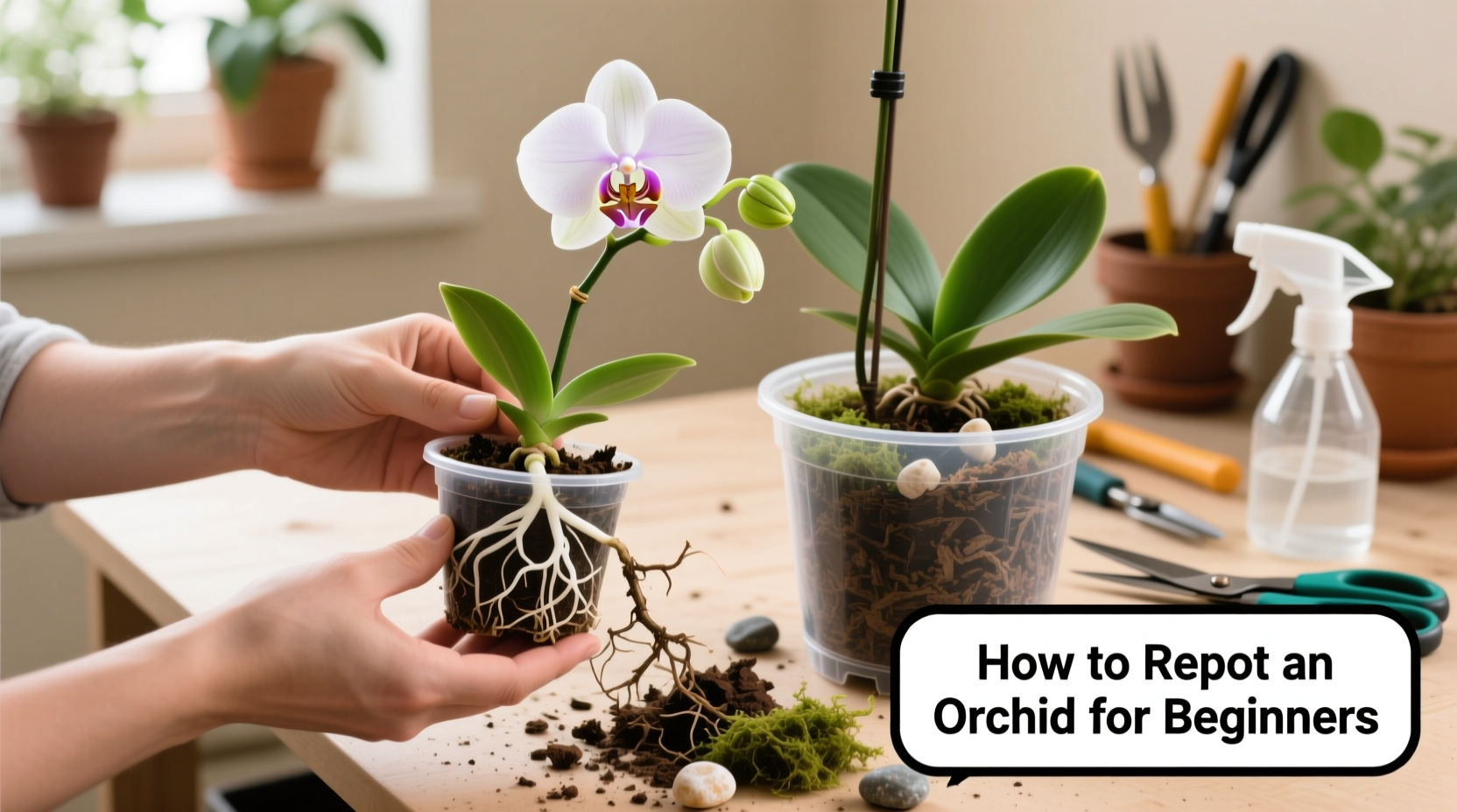 How to Repot an Orchid for Beginners