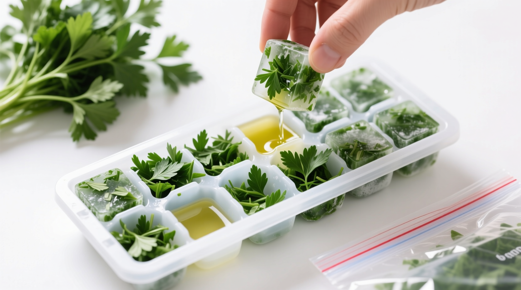 can you freeze fresh parsley