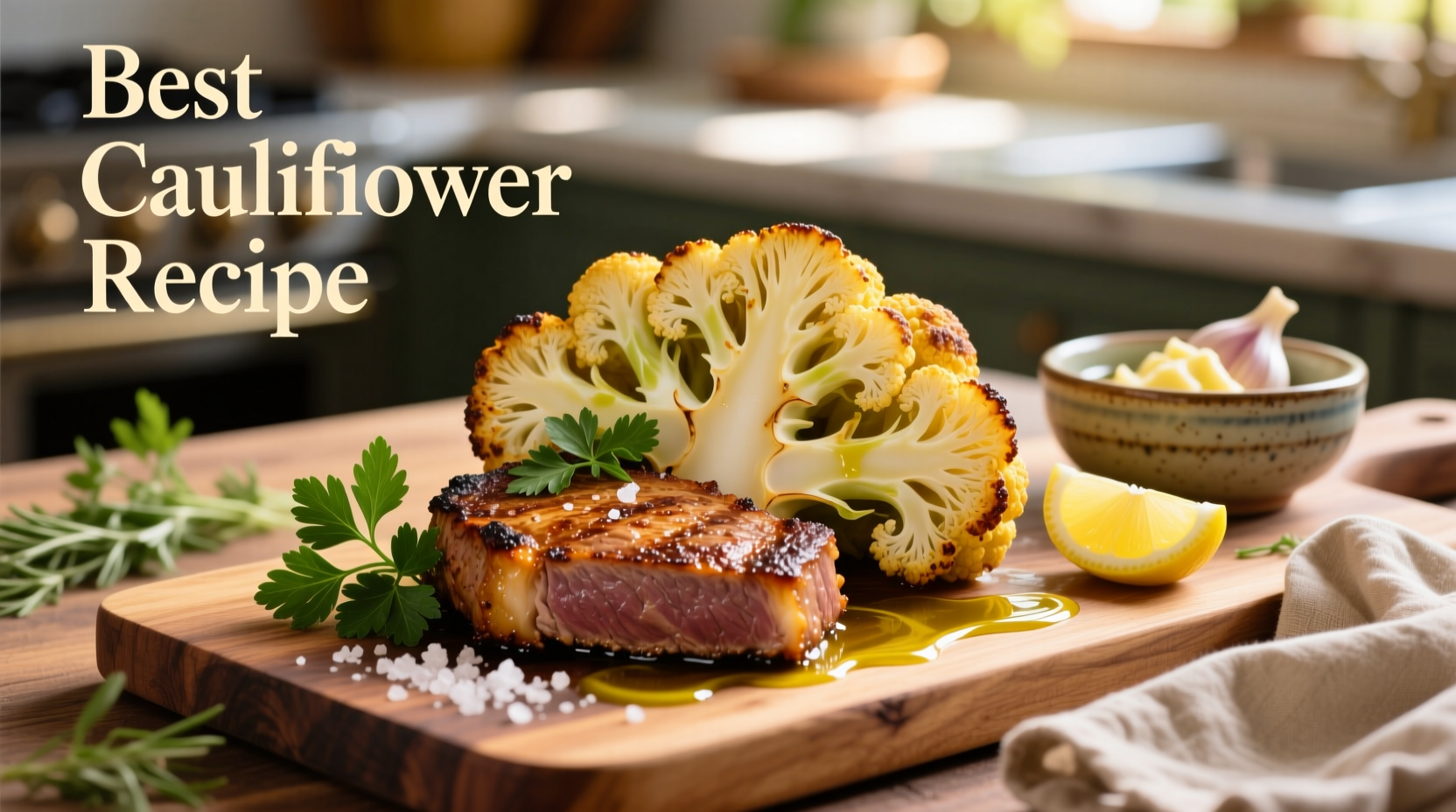 Perfect Roasted Cauliflower: Crispy Edges, Tender Center Recipe