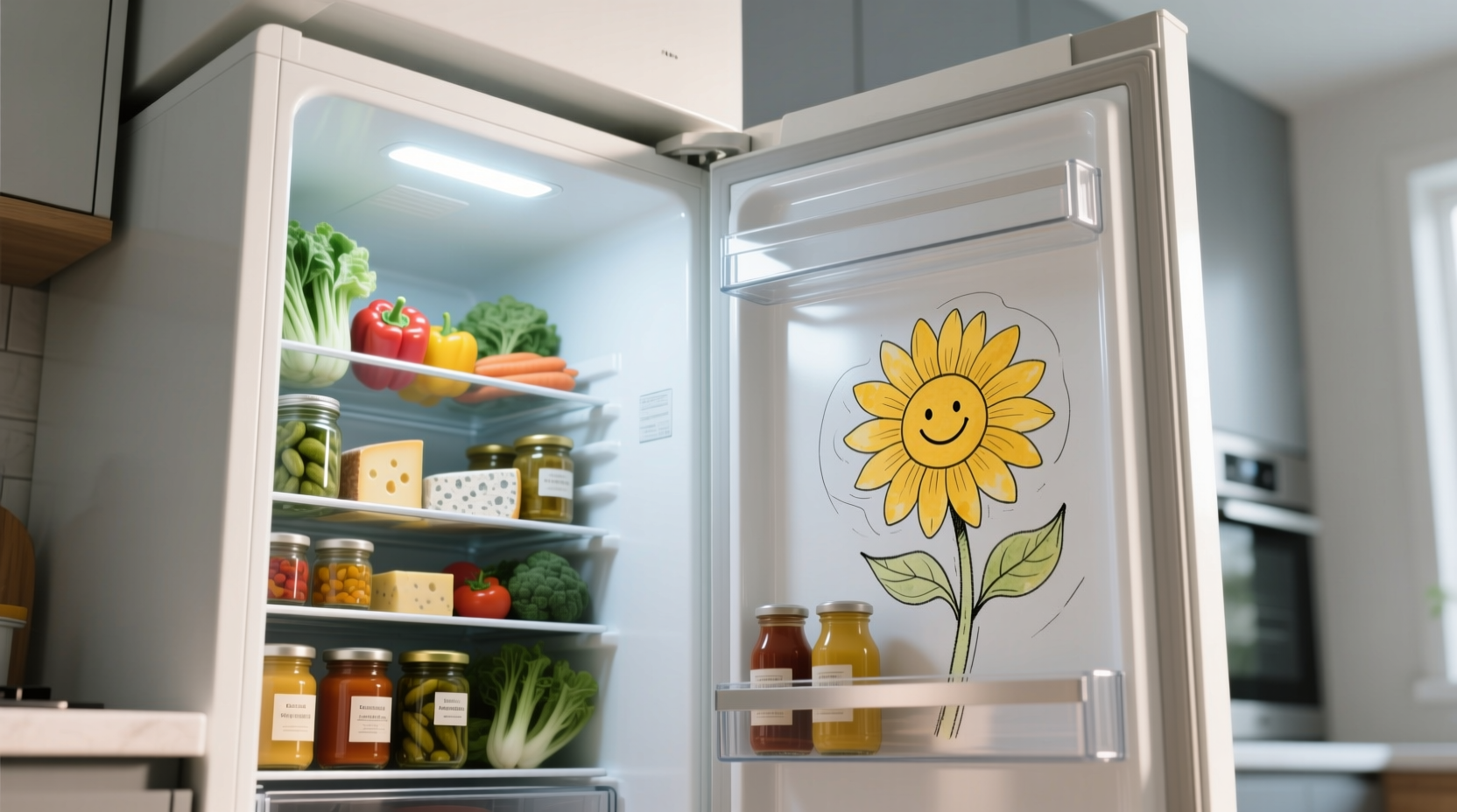 what to keep in the door of your refrigerator
