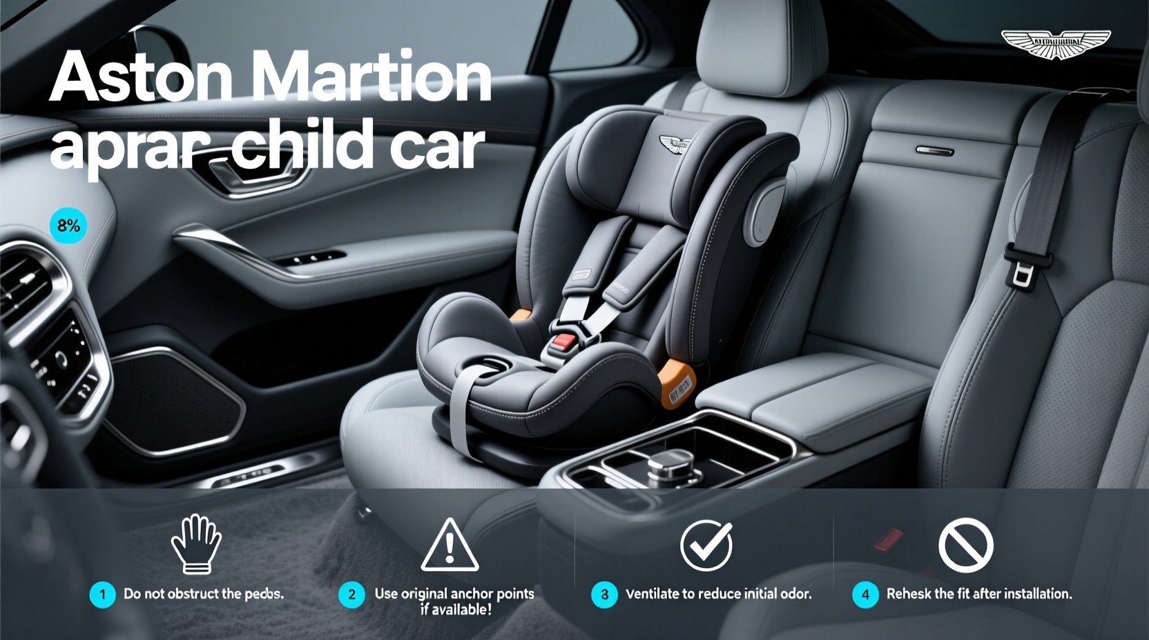 aston martin child car seat