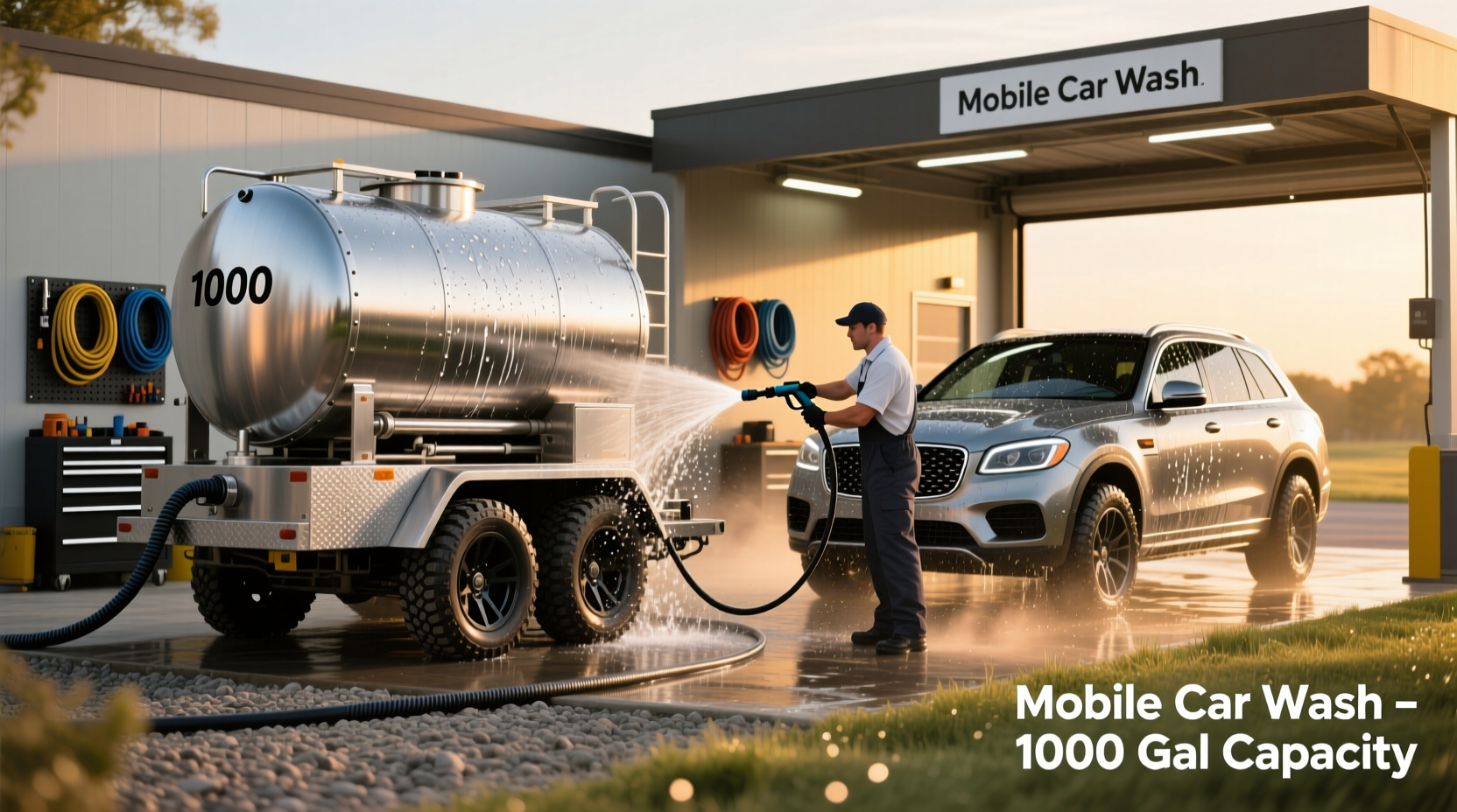 How to Choose Mobile Water Tanks for Car Washing, How Long Will a 1000 Gallon Water Tank Last? Buying Guide