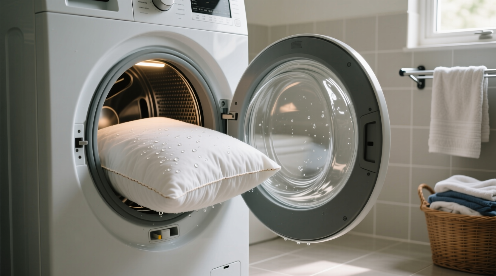can you wash pillows in the washing machine