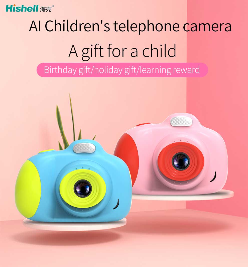 Fun gift for Kids Built-in Lithium Battery Fun Photo Waterproof Shockproof Cartoon Smart Kids Camera