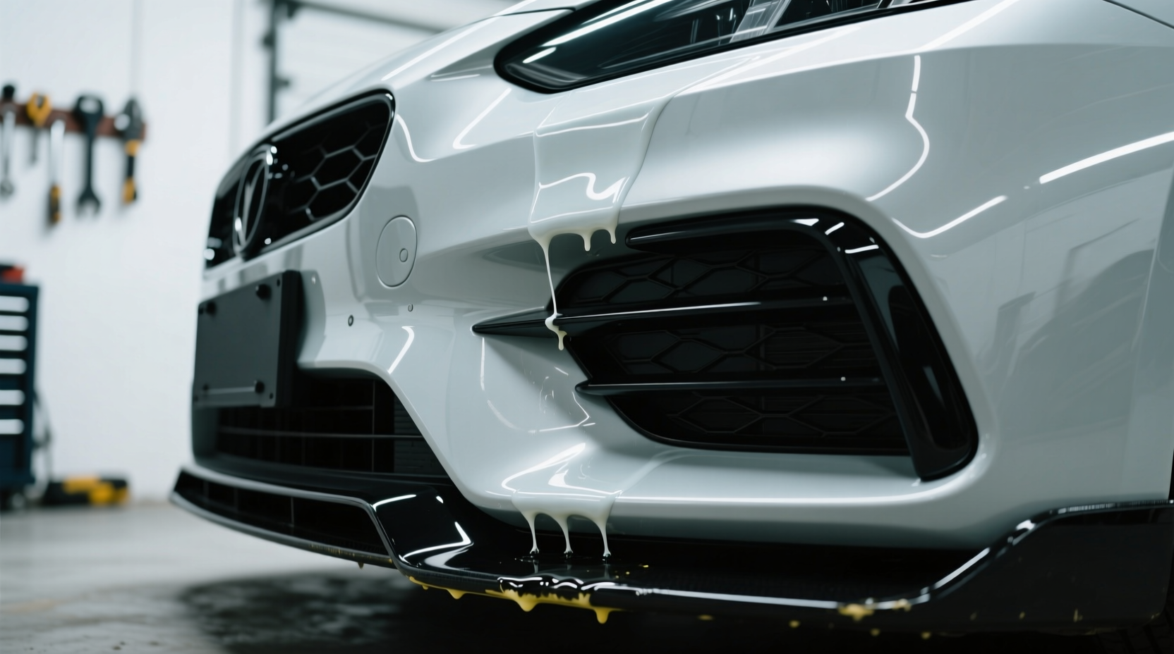prevent bumper sticker residue with car wax
