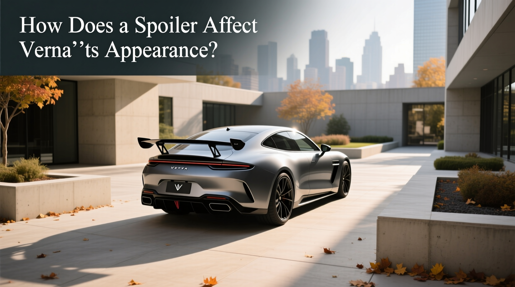 How to Choose Verna Spoiler, How Does It Affect Appearance?