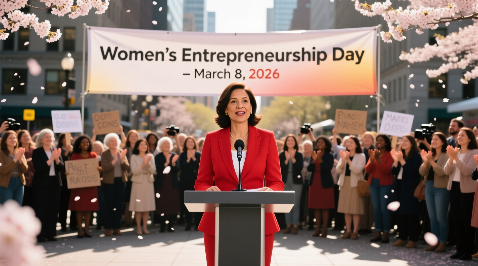 mayor announces womens entrepreneurship day