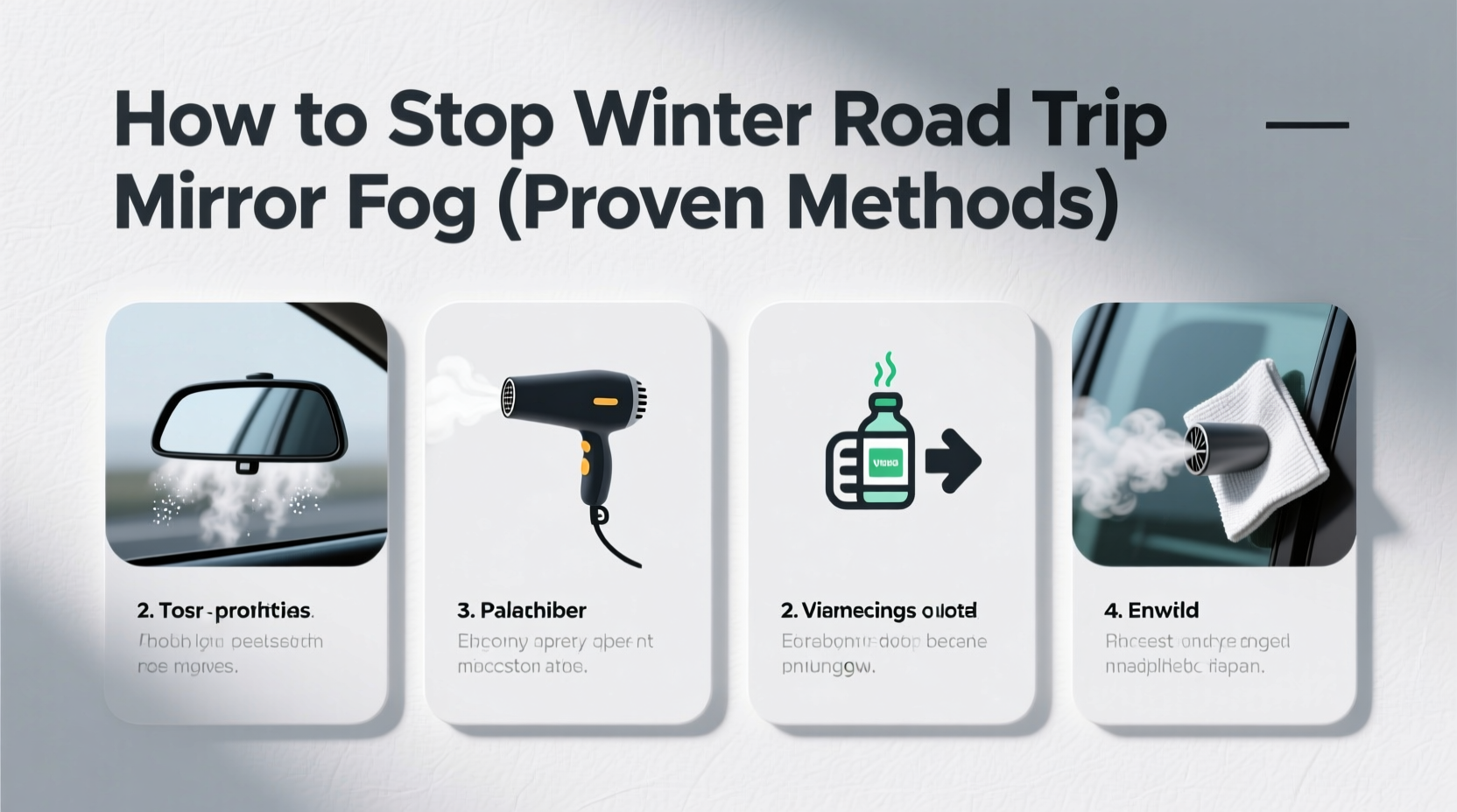 winter road trip mirror fog