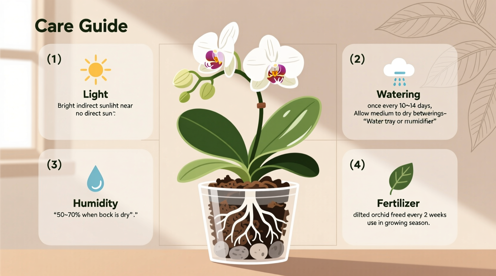 How to Care for an Orchid Plant Indoors