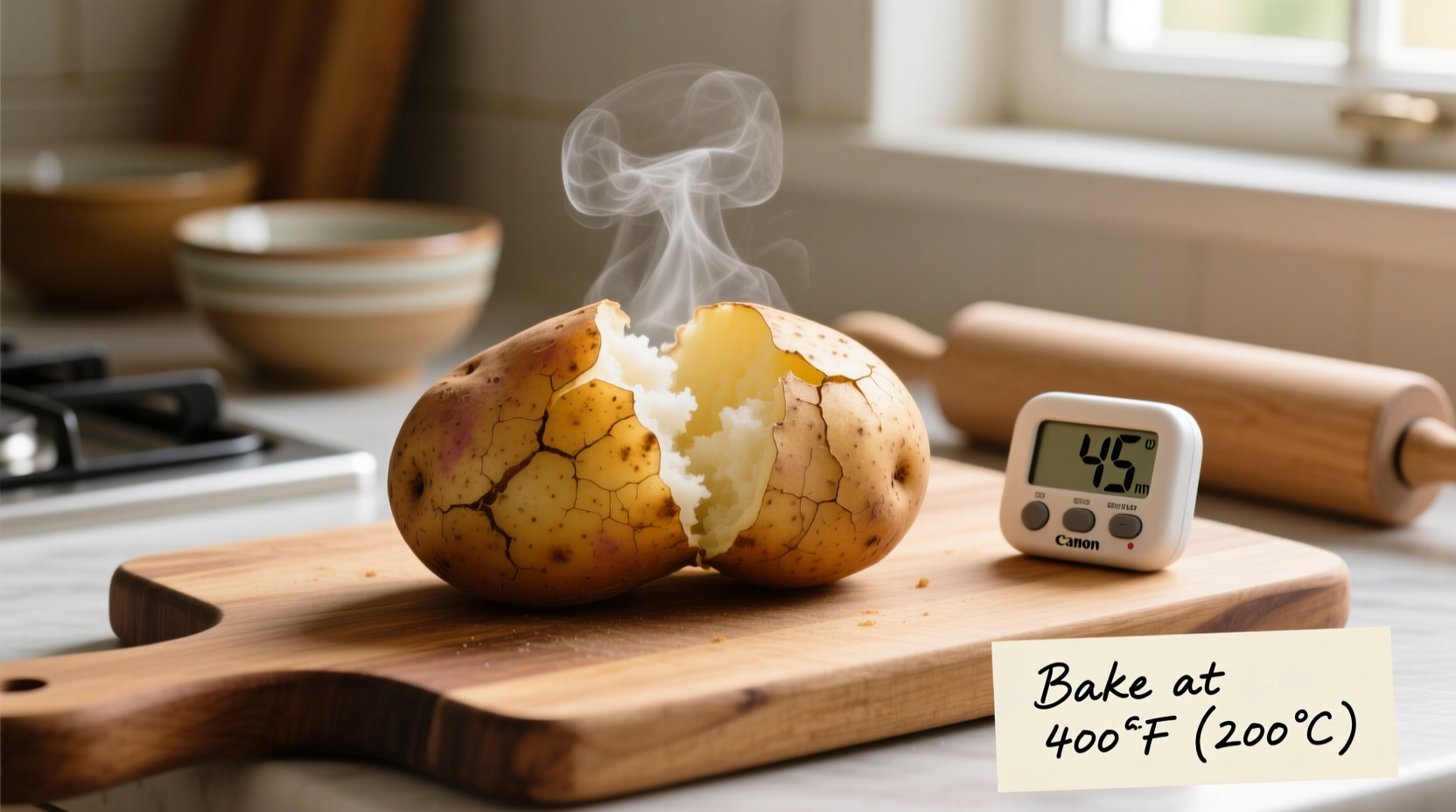 how long do i bake a potato