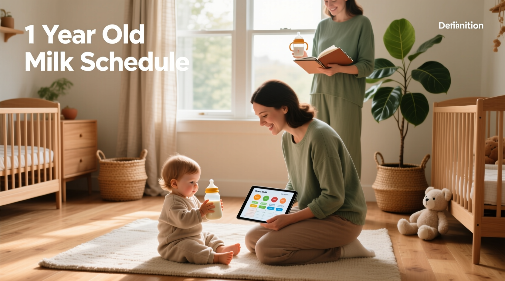 1 year old milk schedule guide