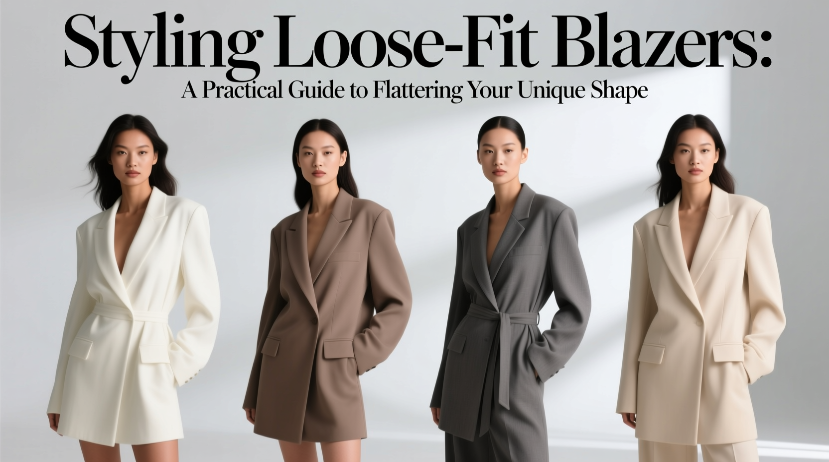 styling loose fit blazers a practical guide to flattering your unique shape