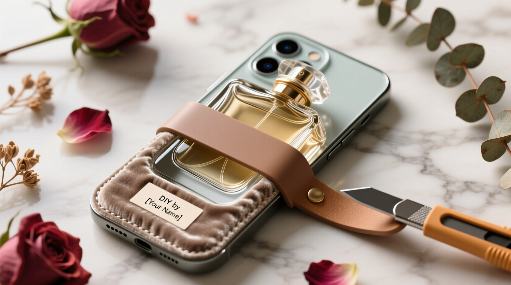 creative diy guide transform a perfume bottle into a stylish phone case with easy steps