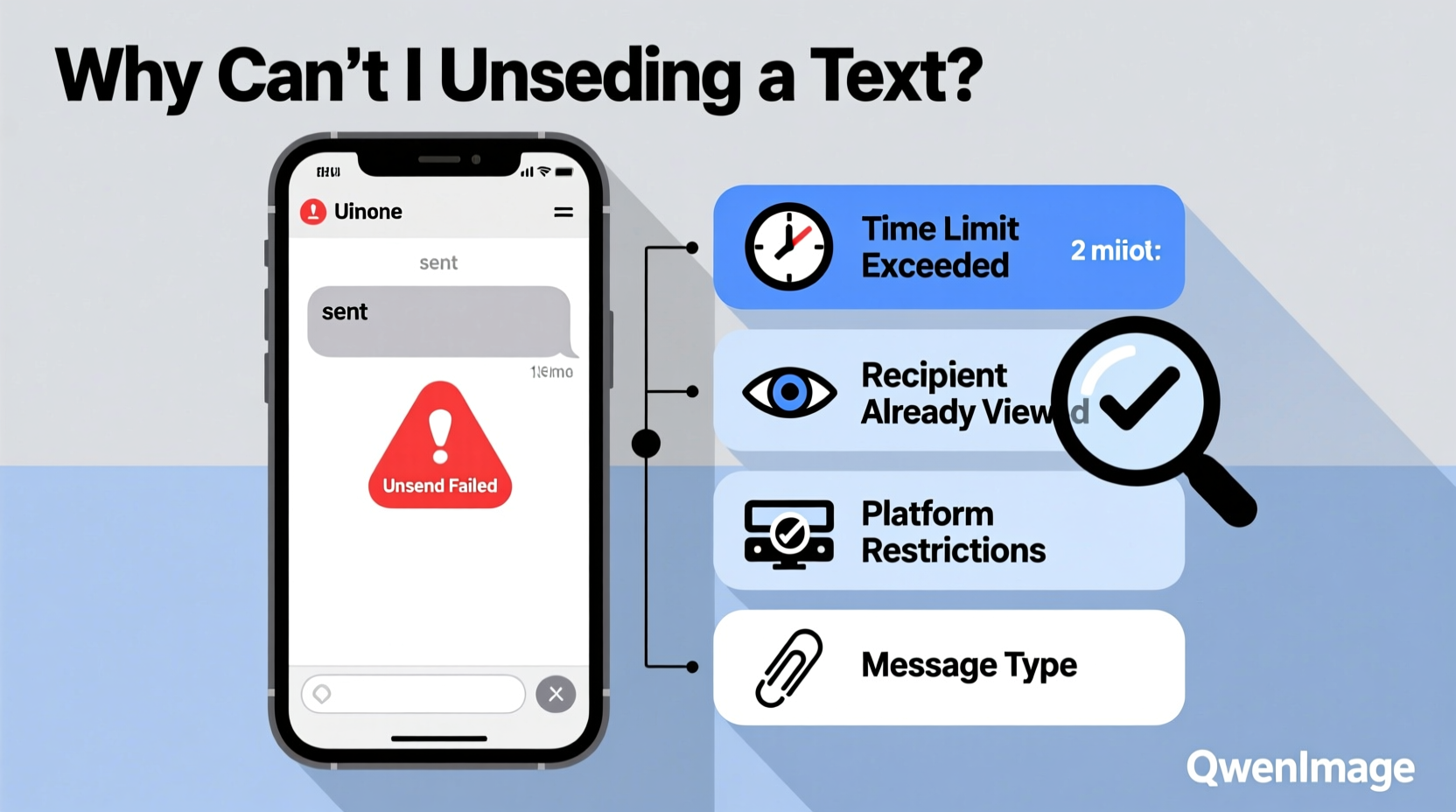 why cant i unsend a text troubleshooting explanations
