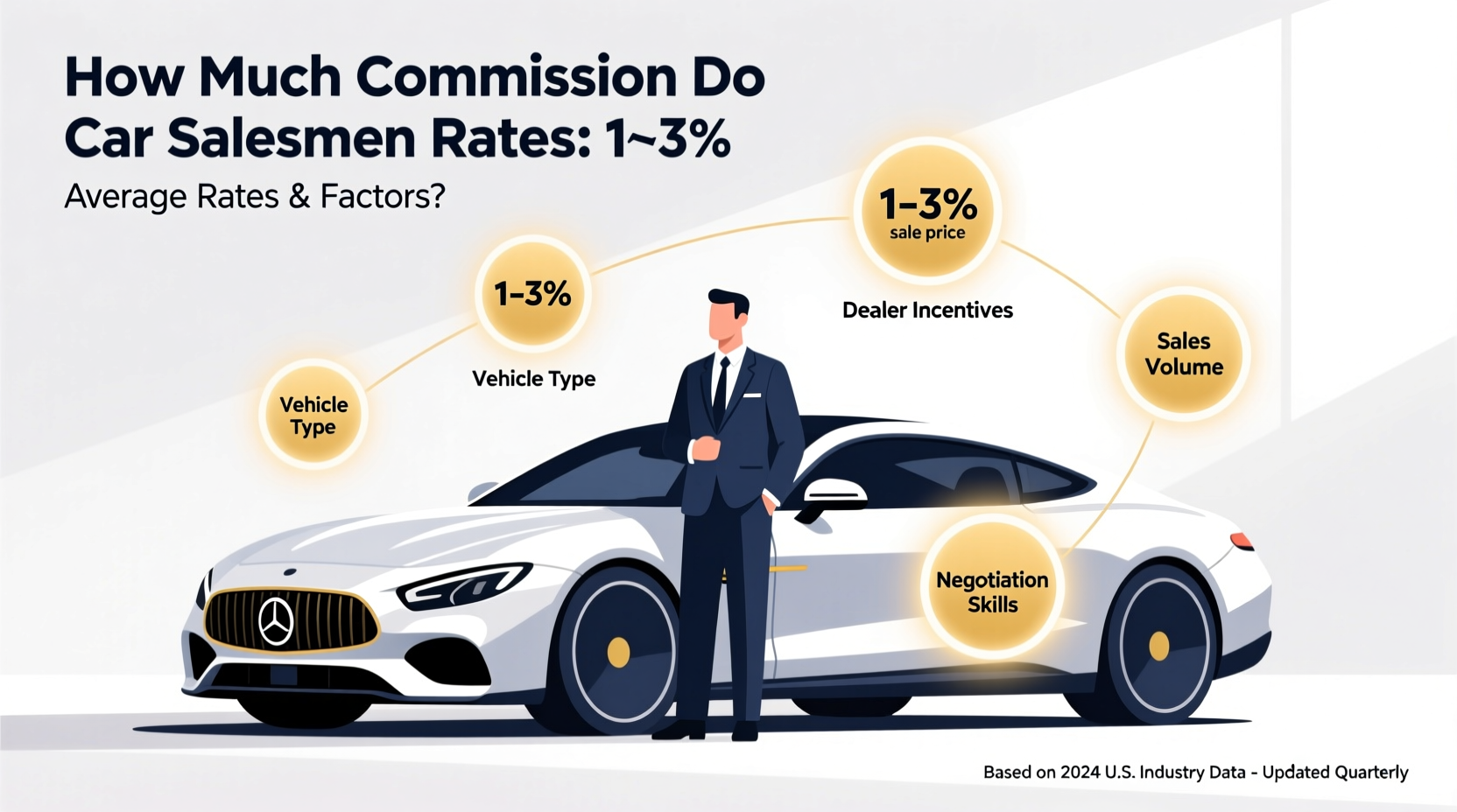 how much commission do car salesmen get