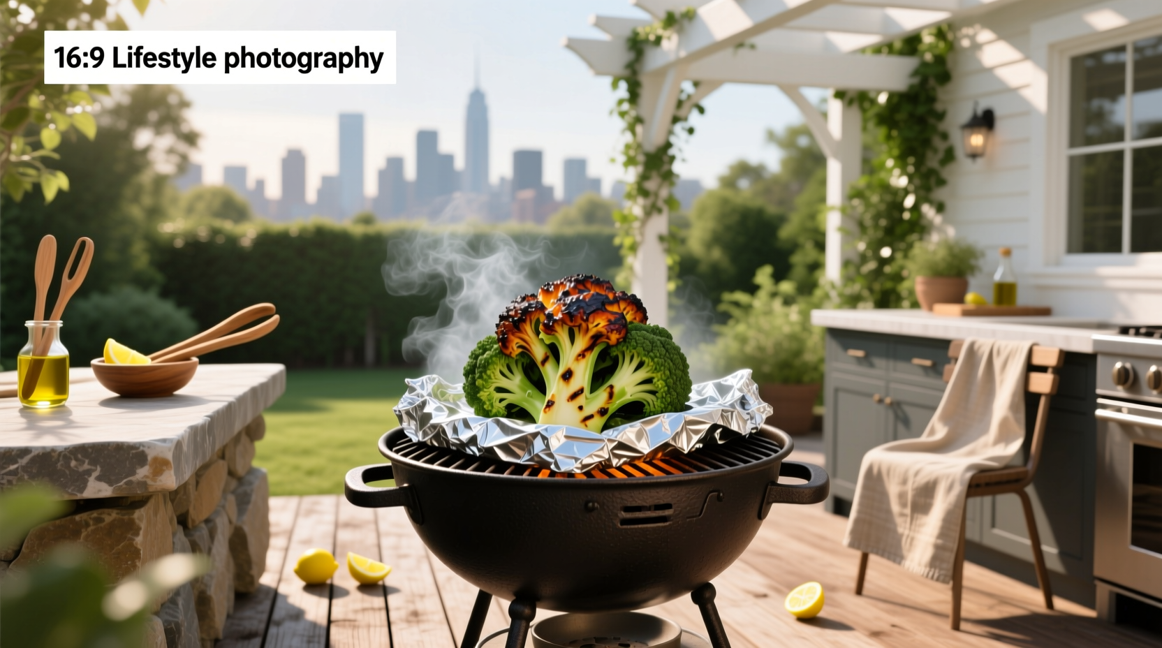 grilled broccoli in foil quick healthy method