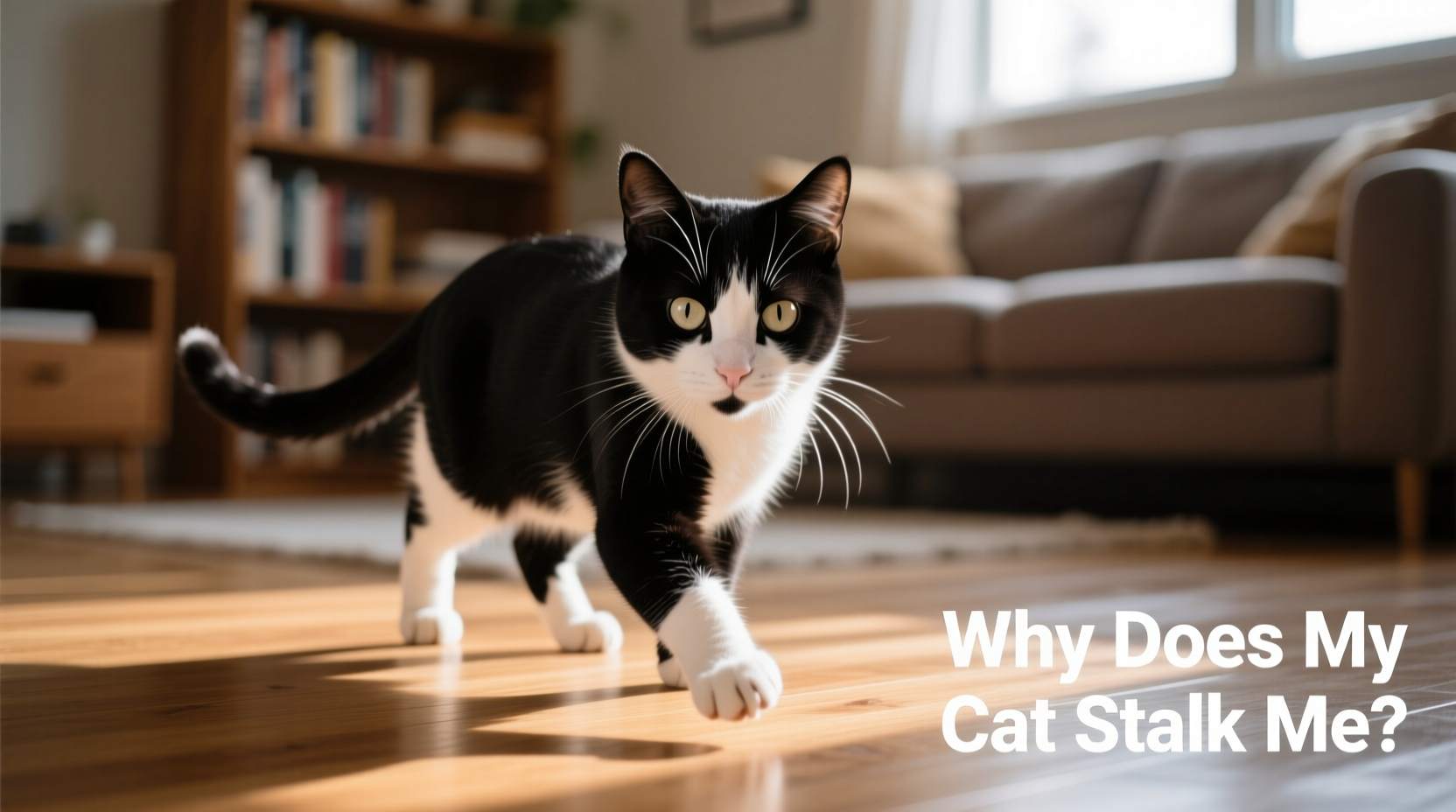 why does my cat stalk me understanding the behavior