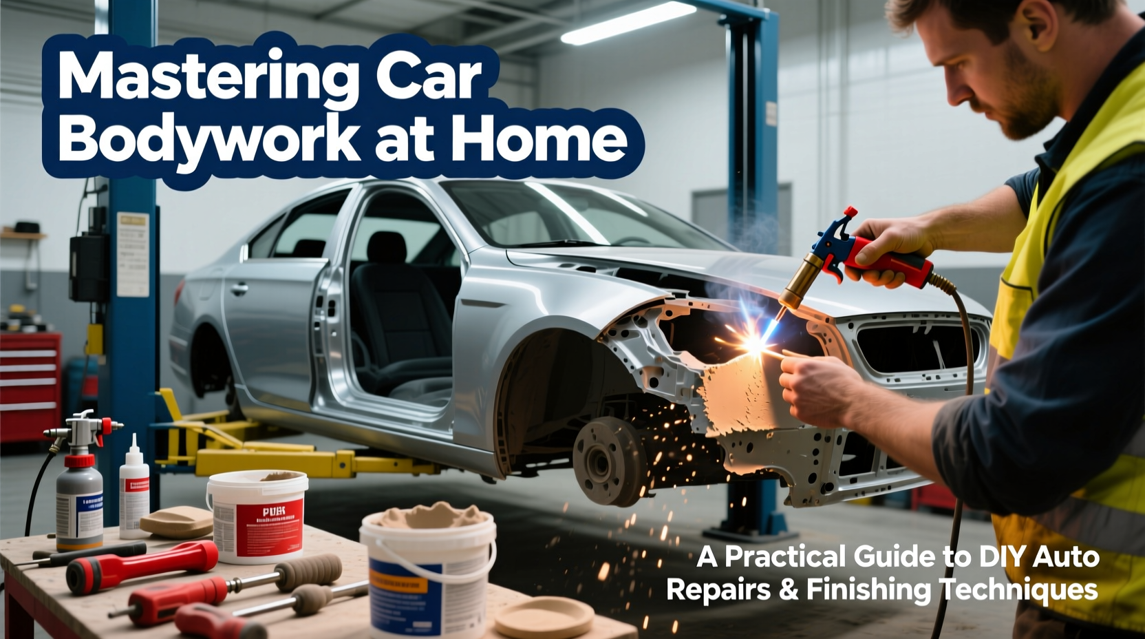 mastering car bodywork at home a practical guide to diy auto repairs and finishing techniques