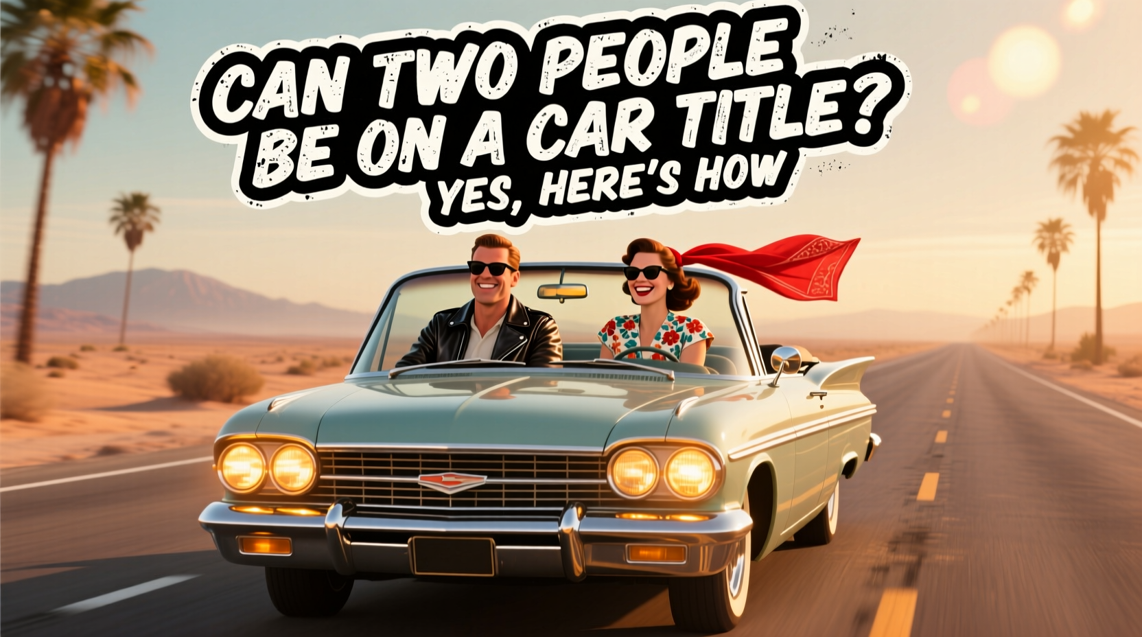 can 2 people be on a car title