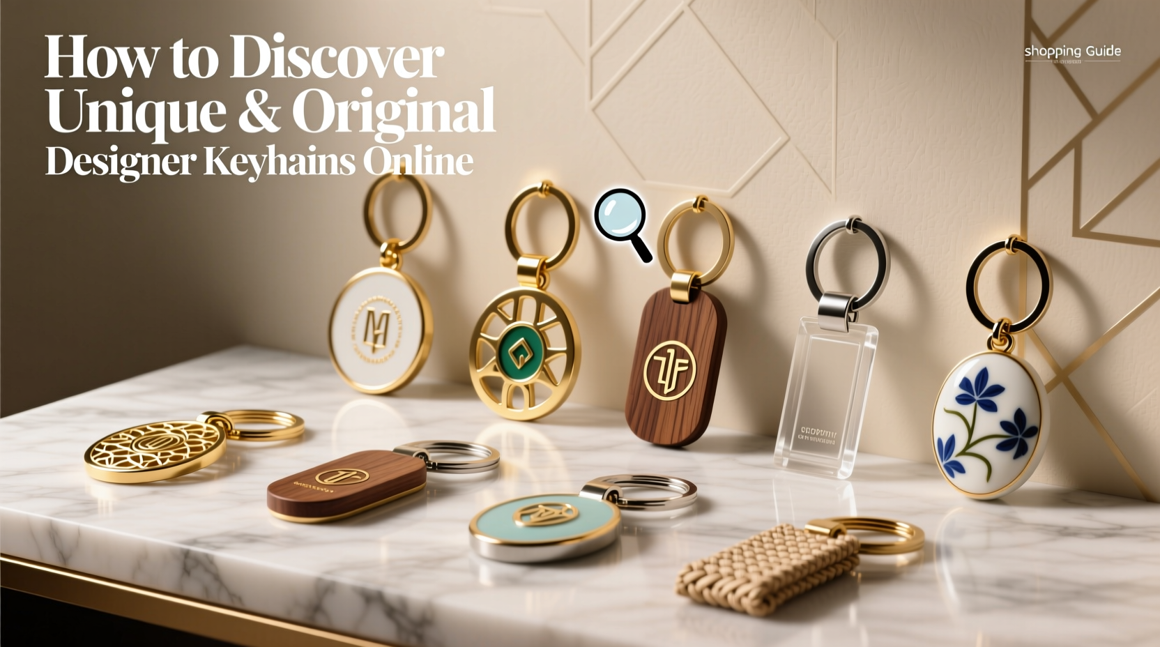 how to discover unique and original designer key chains online a shoppers guide