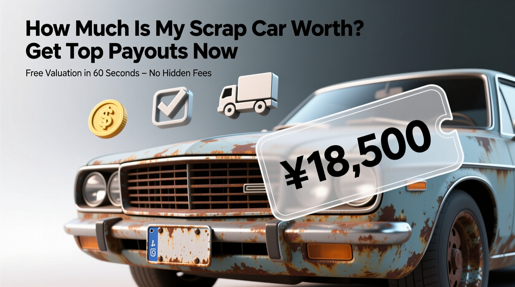 how much should i get for scrapping my car