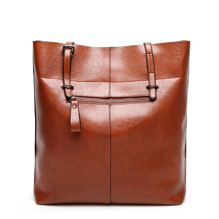 New Women'S Fashion Simple Tote Bags One Shoulder Aslant Leisure Female Bag Large Capacity Female Bag