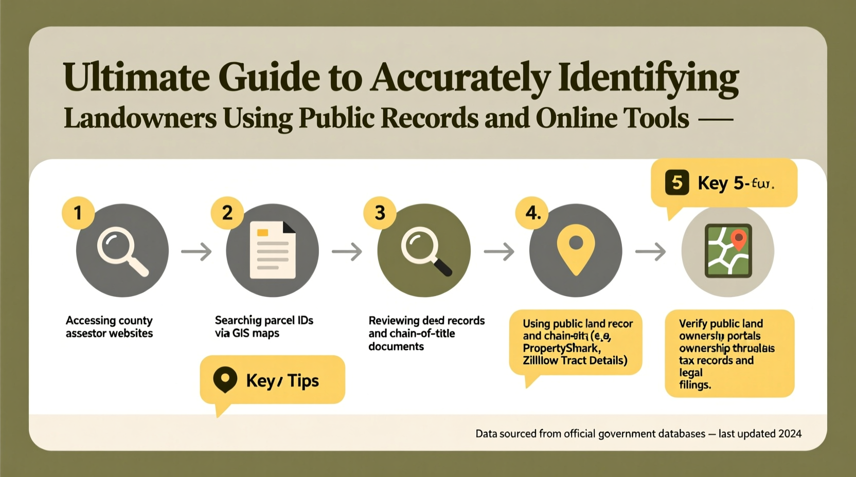ultimate guide how to accurately identify landowners using public records and online tools