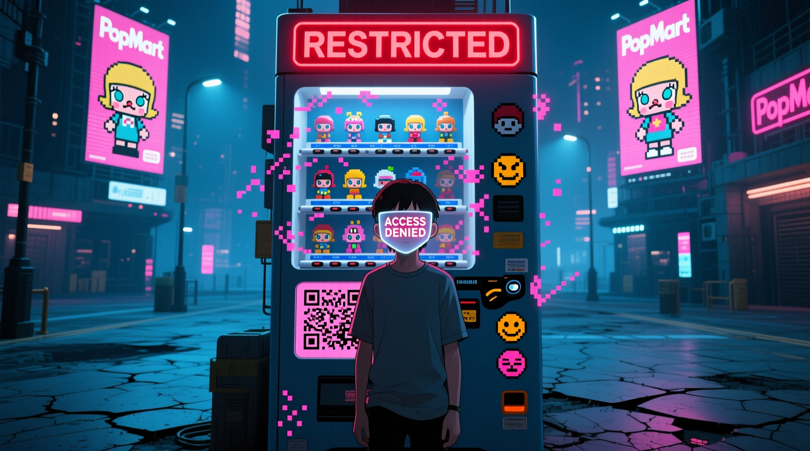 why did popmart restrict me