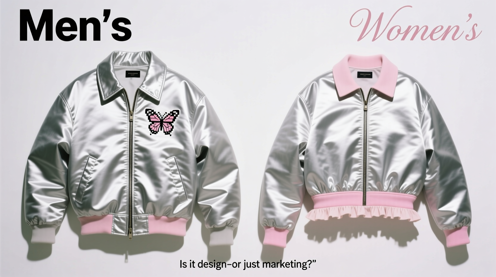 is there really a difference between mens and womens y2k jackets or is it just marketing