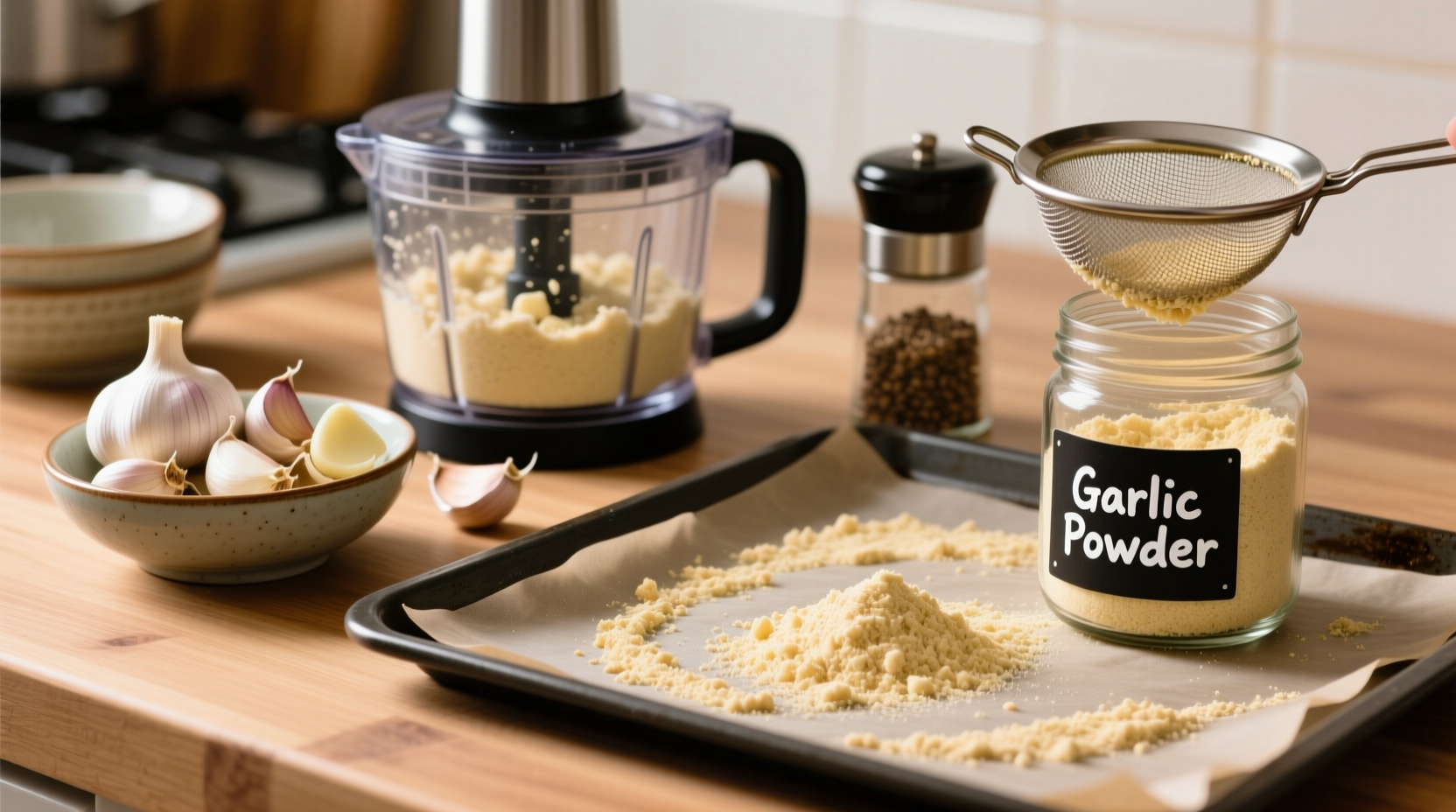 how make garlic powder