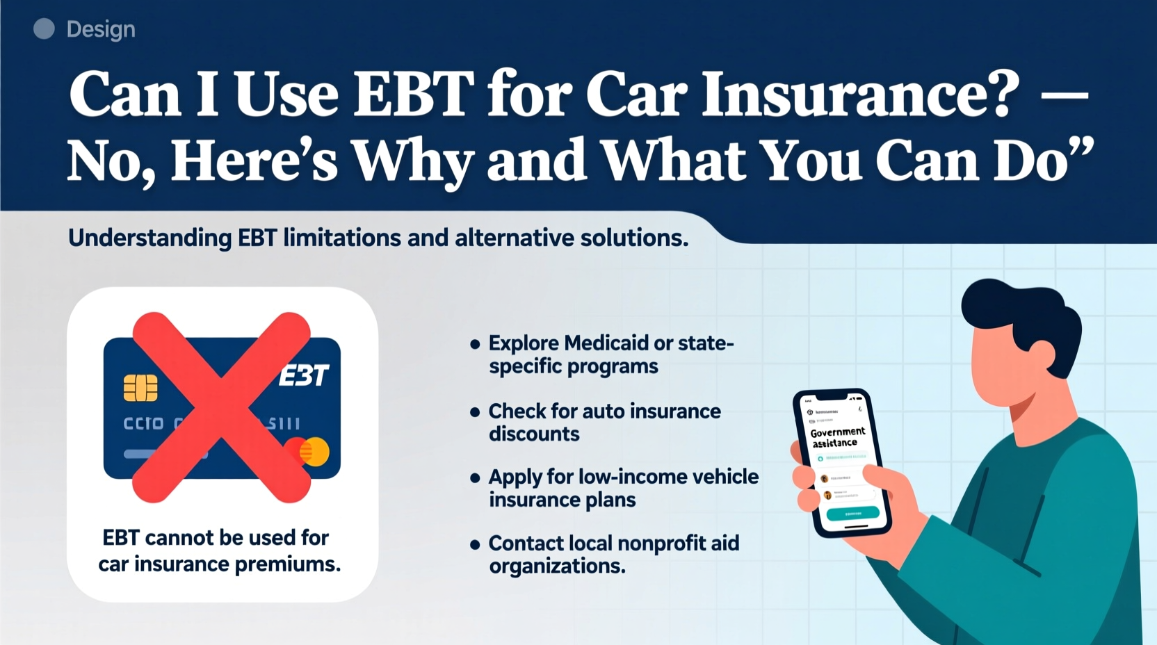can i use ebt for car insurance