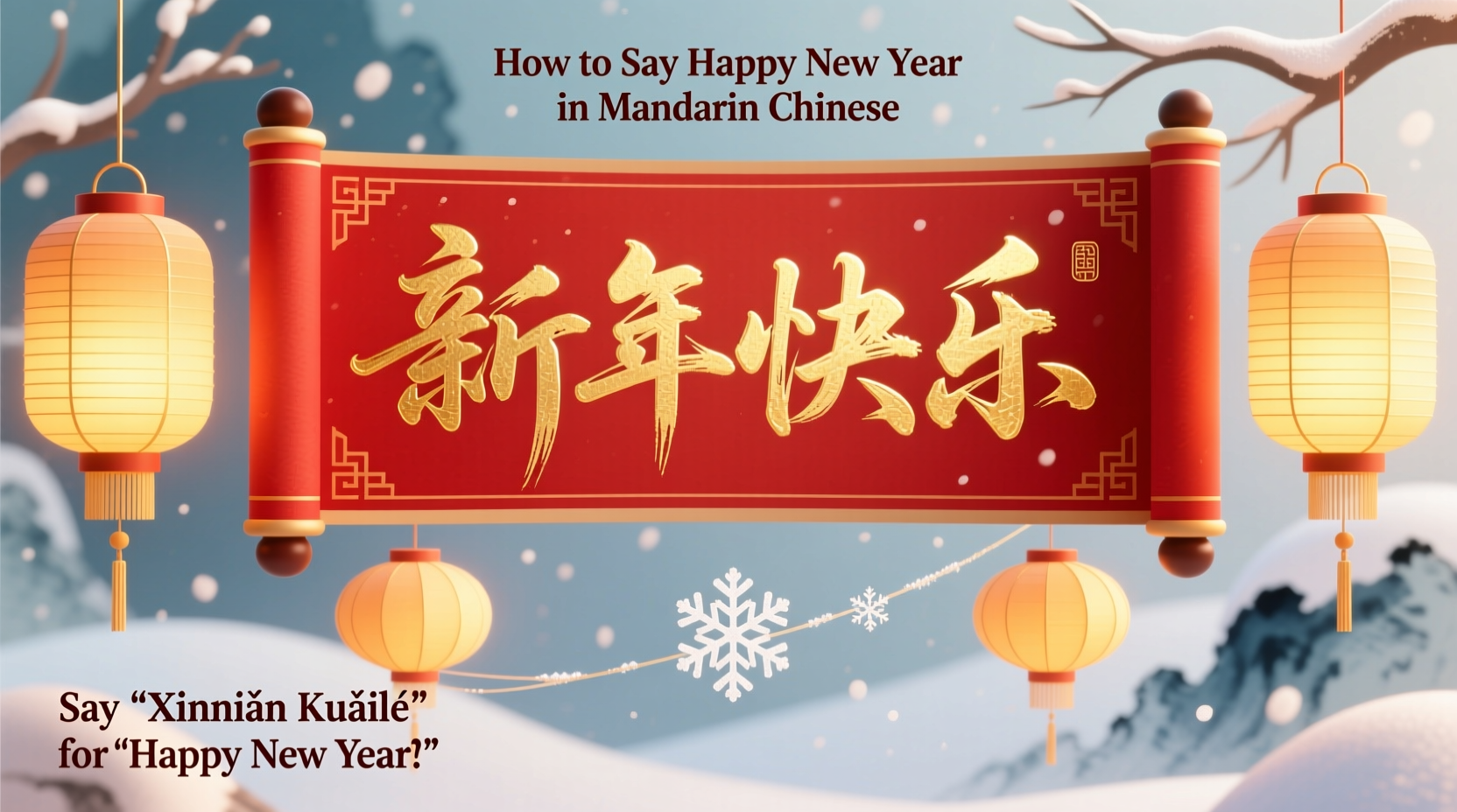 how do you say happy new year in mandarin chinese