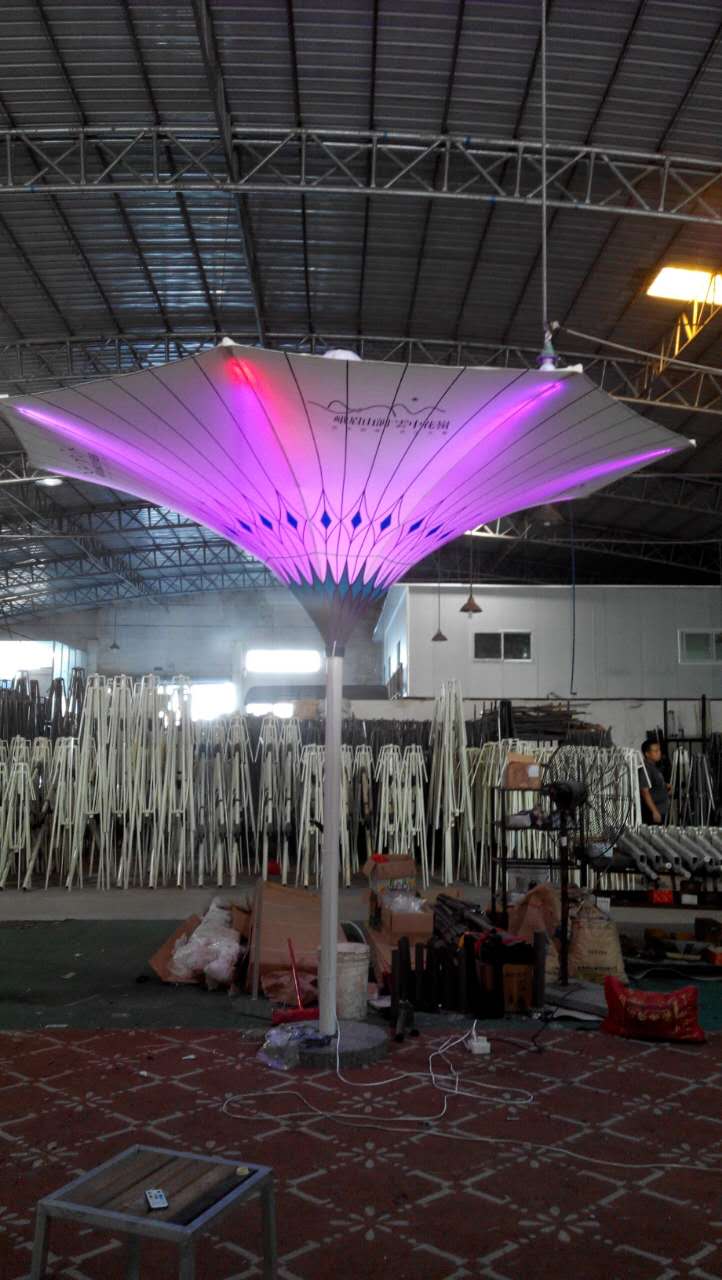 outdoor furniture  patio umbrellas  direct wholesale with led  light umbrella  garden sets