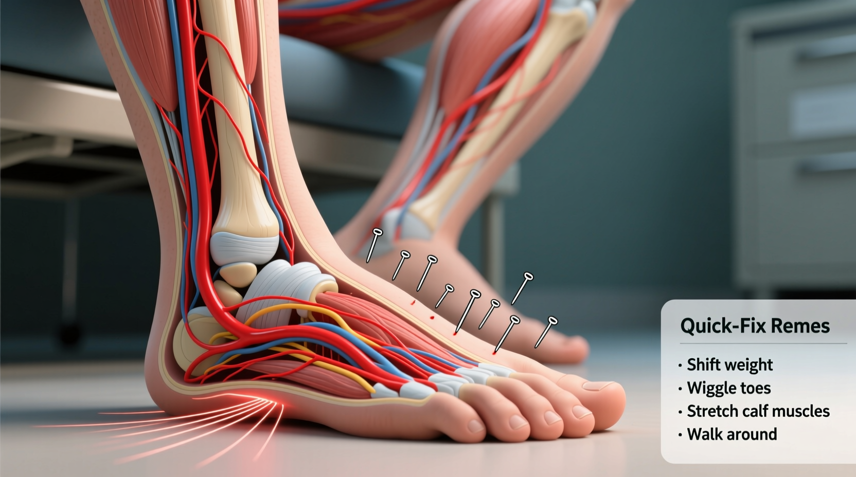 why does my foot fall asleep causes quick fixes