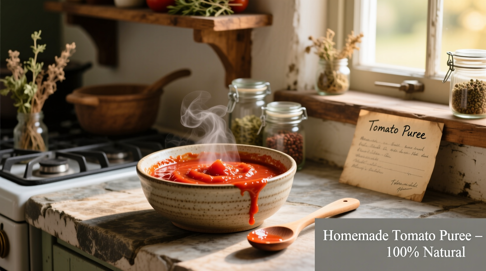 homemade tomato puree