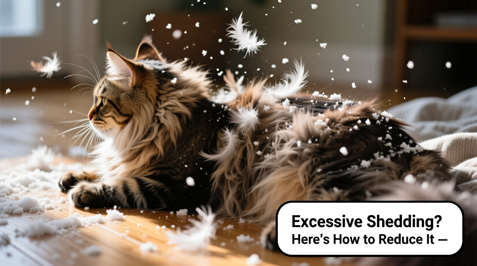 cat shedding excessively causes how to reduce it