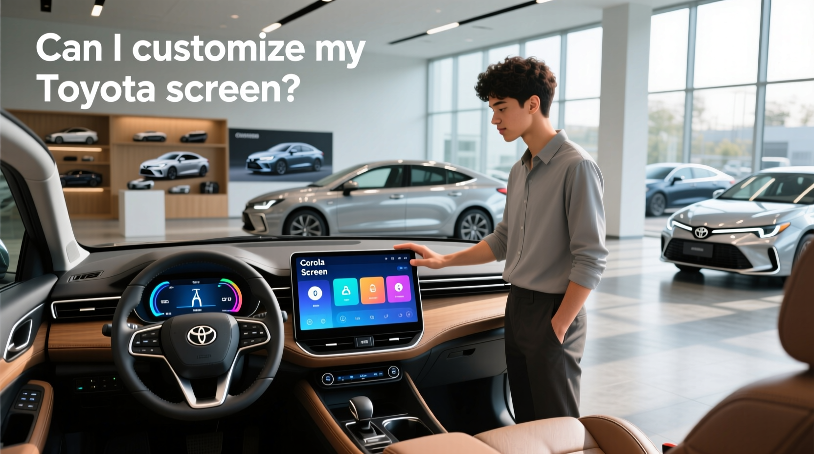 corolla screen,Can I customize my Toyota screen? buying guide
