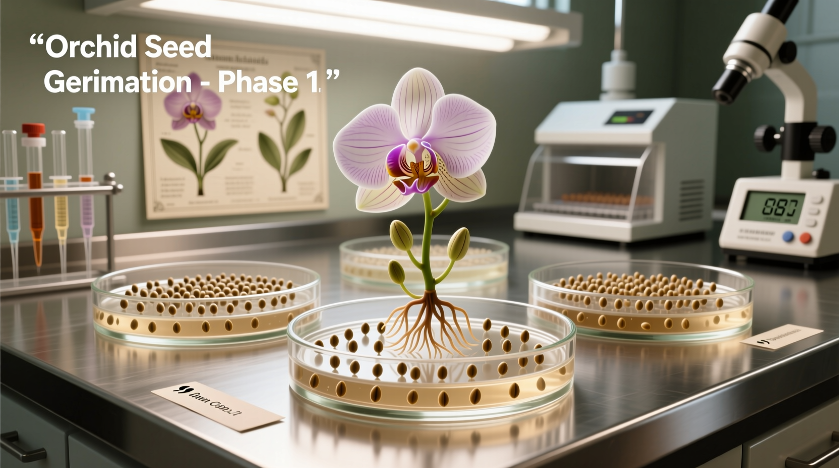 how to grow orchids from seed