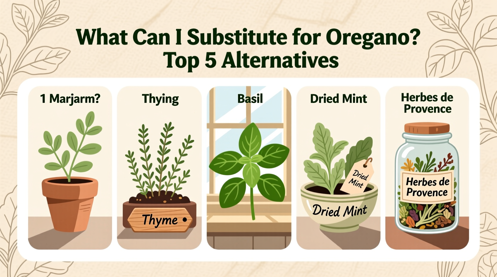 What Can I Substitute for Oregano? Top 5 Alternatives