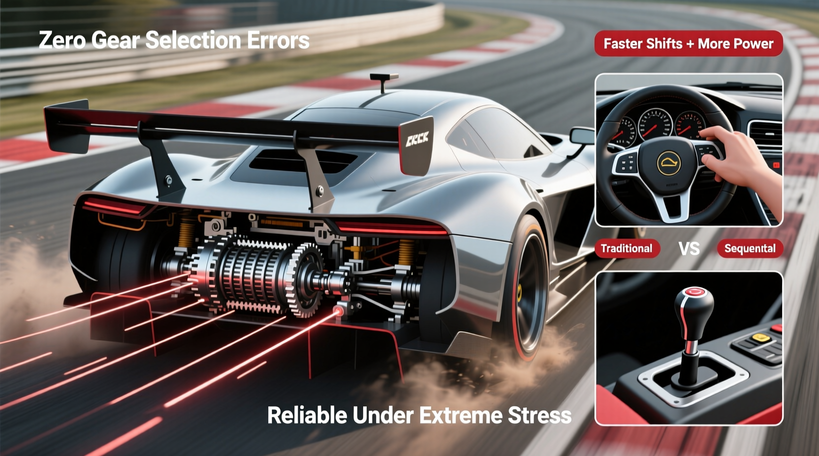 why track drivers use sequential