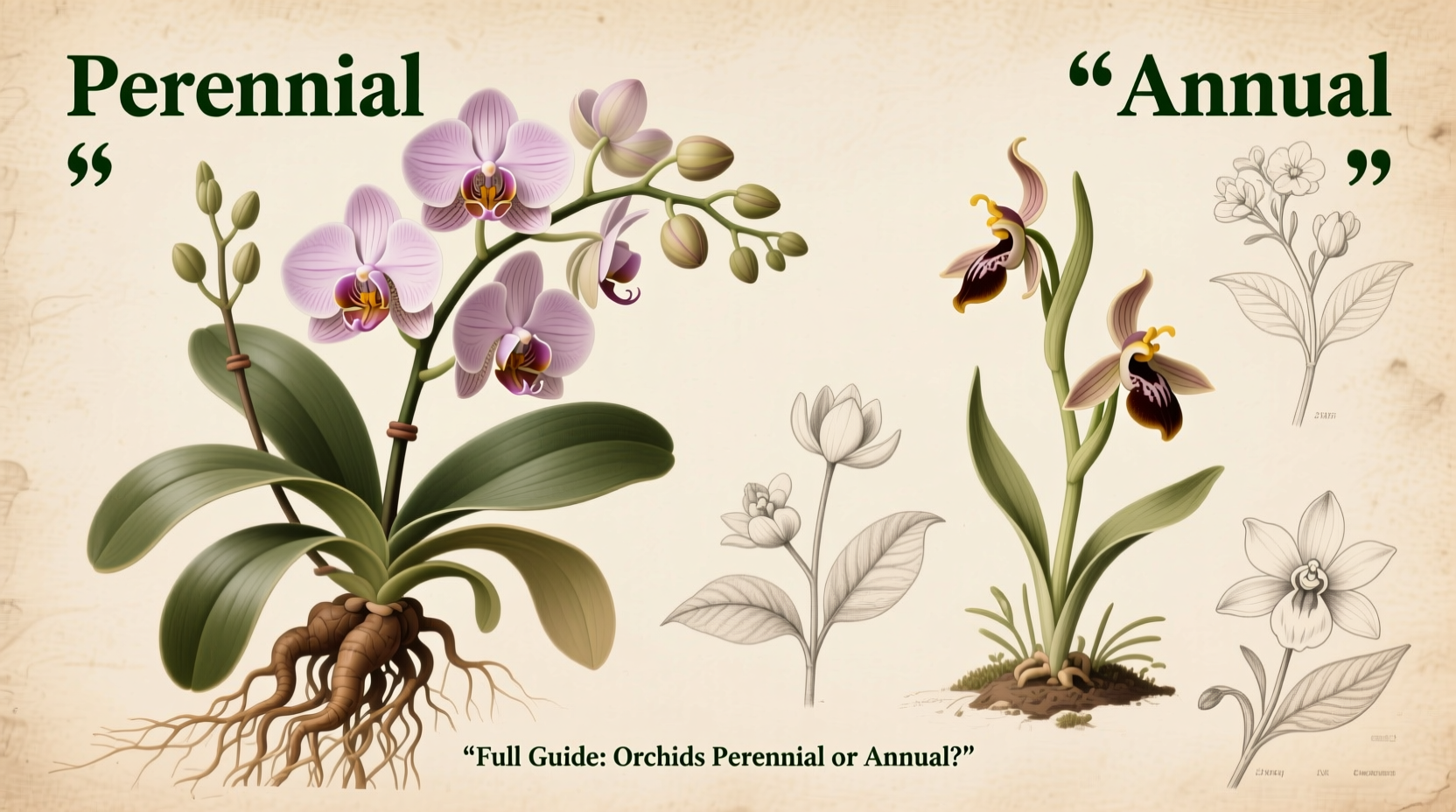 are orchids perennial or annual