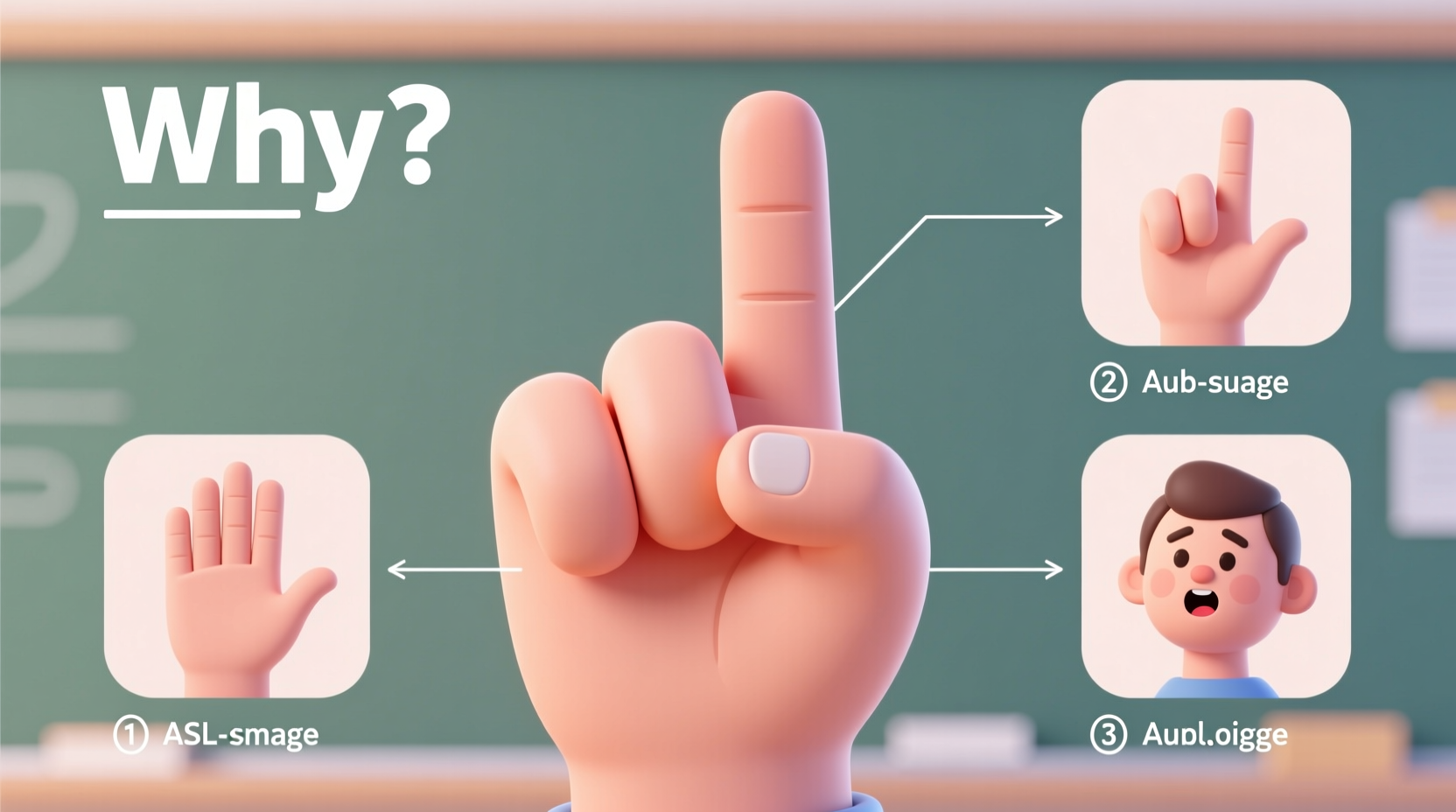 asl how to sign why variations common usage