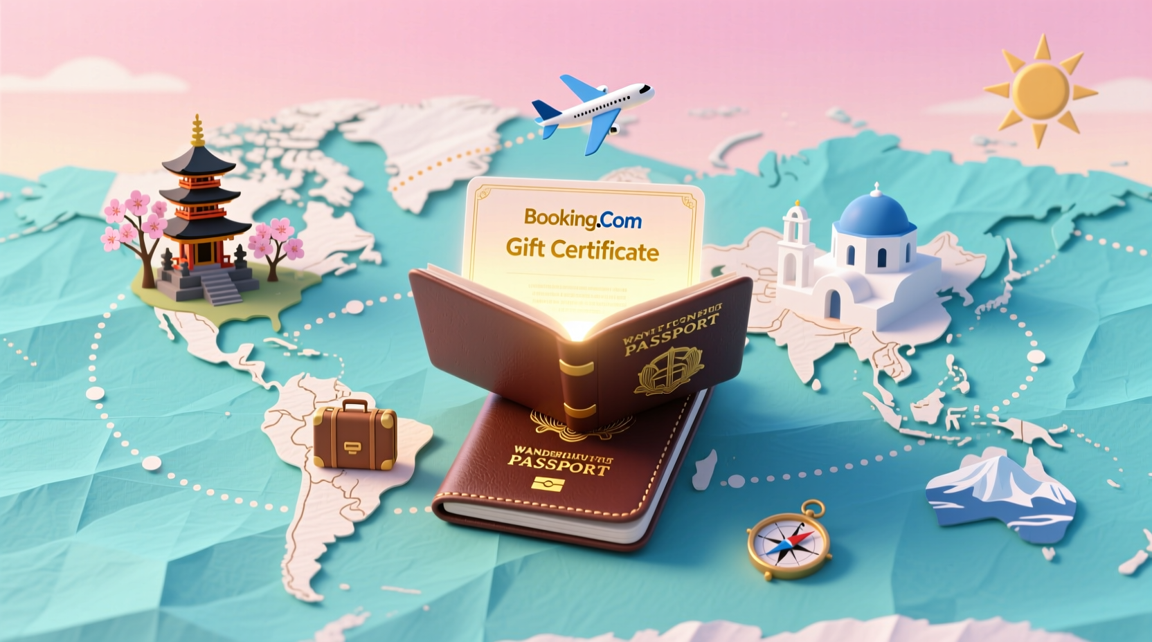 booking com gift certificate ideas for the travel lover