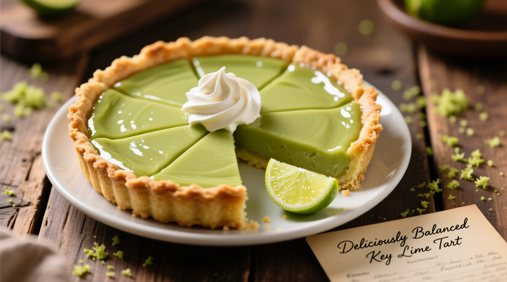 deliciously balanced and easy to follow best key lime tart recipe