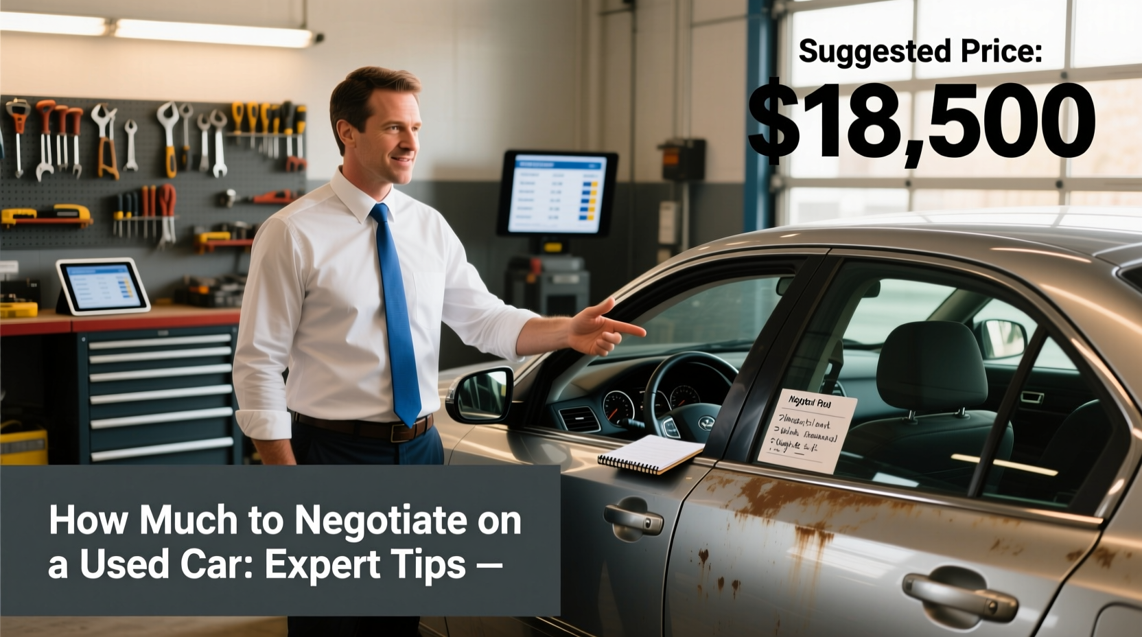 how much should i negotiate on a used car
