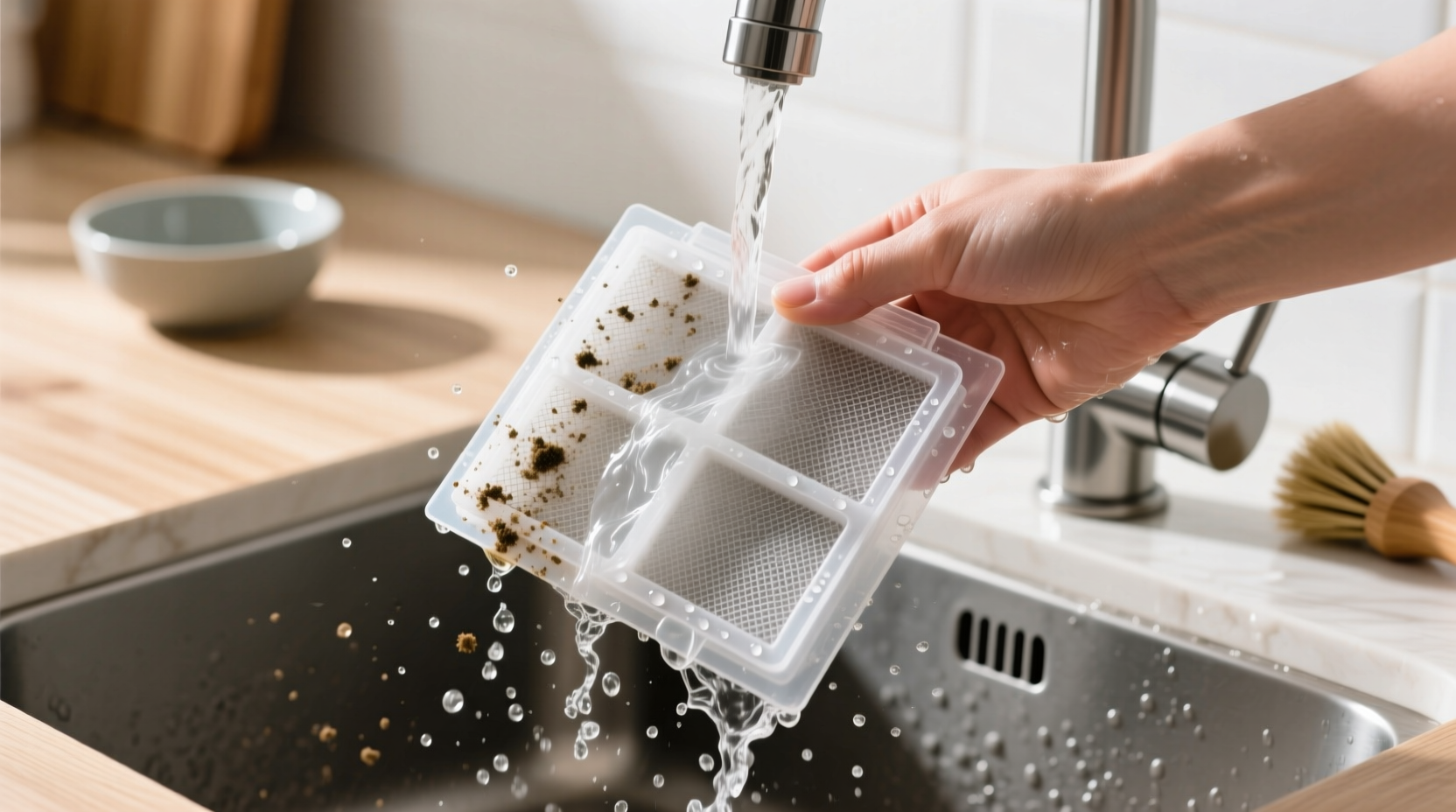 how to clean a vacuum filter