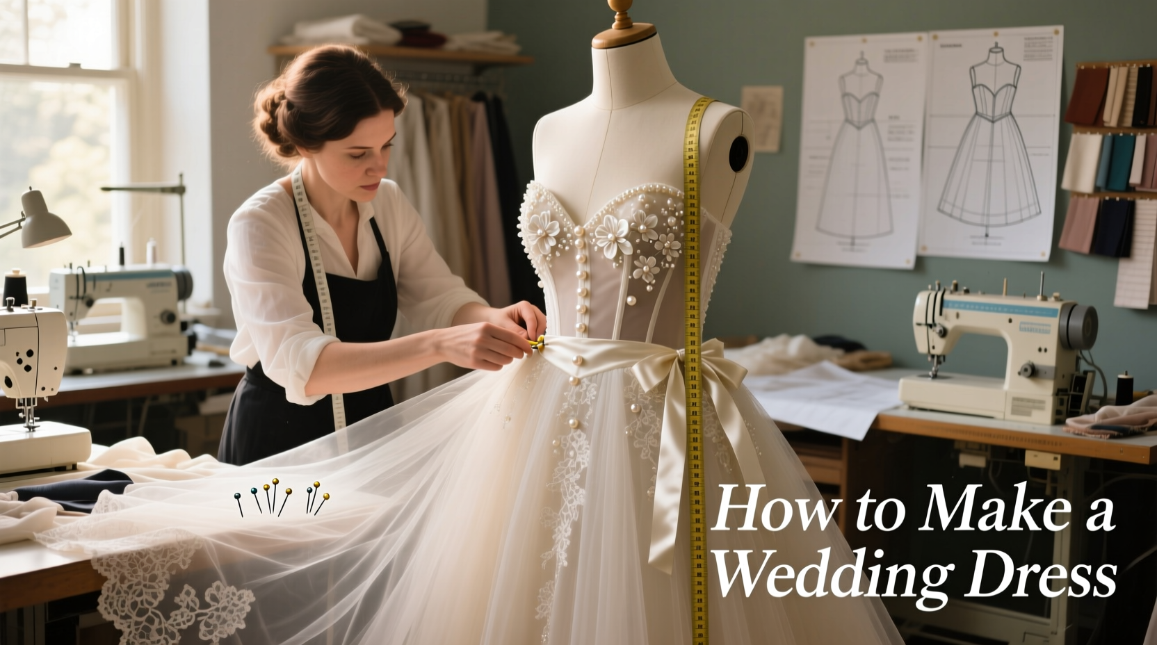 how to make a wedding dress