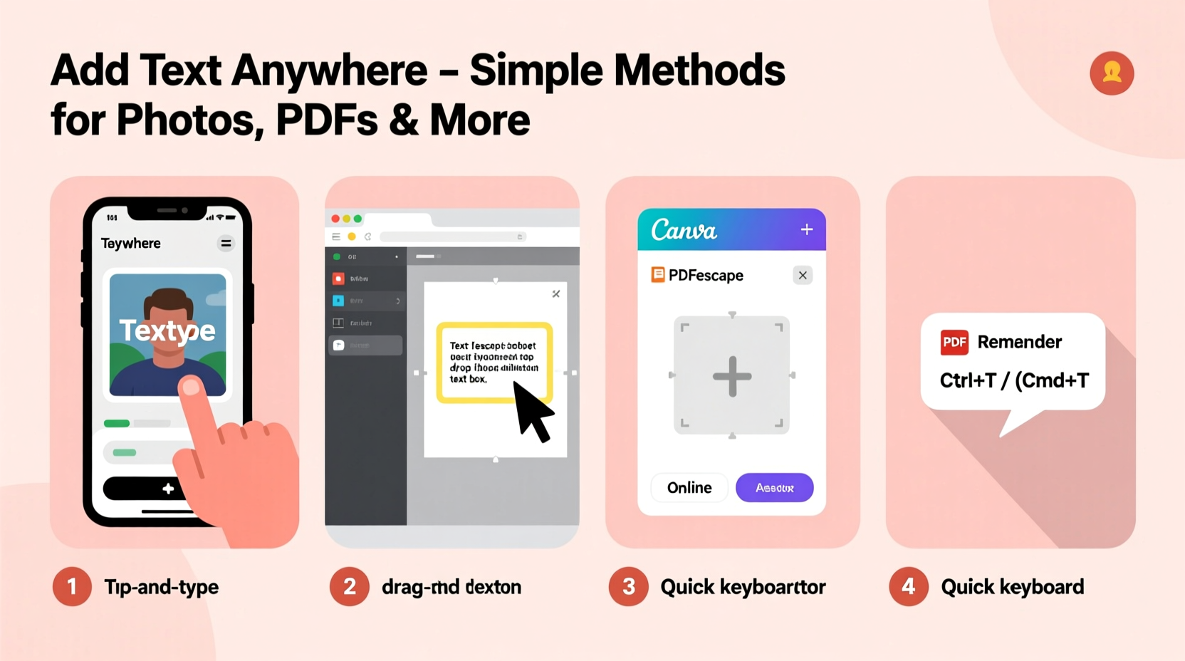 how to add text anywhere simple methods for photos pdfs and more